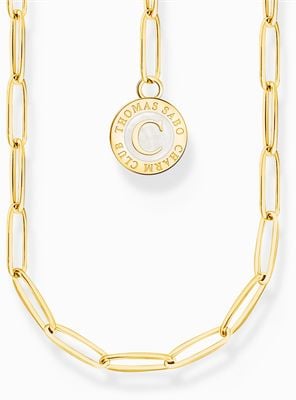 Thomas Sabo Charm Necklace Gold-Plated Sterling Silver 70cm X2089-427-39-L70