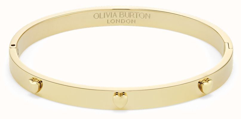 Olivia Burton Classic Mini Heart Gold Plated Bangle 24100466