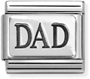 Nomination Classic Dad Sterling Silver & Steel Charm 330102/63