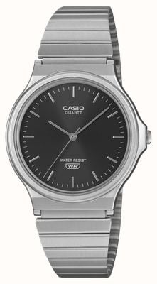 Casio MQ-24 Series Classic (34.9mm) Black Sunray Dial / Stainless Steel Band MQ-24DA-1AEF