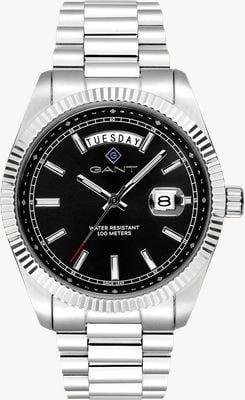 GANT Fairfax Day/Date Quartz (41mm) Black Dial / Stainless Steel Bracelet G189001