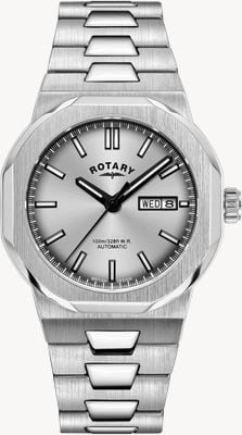 Rotary Sport Automatic (40mm) Silver Sunray Dial / Stainless Steel Bracelet GB05490/06