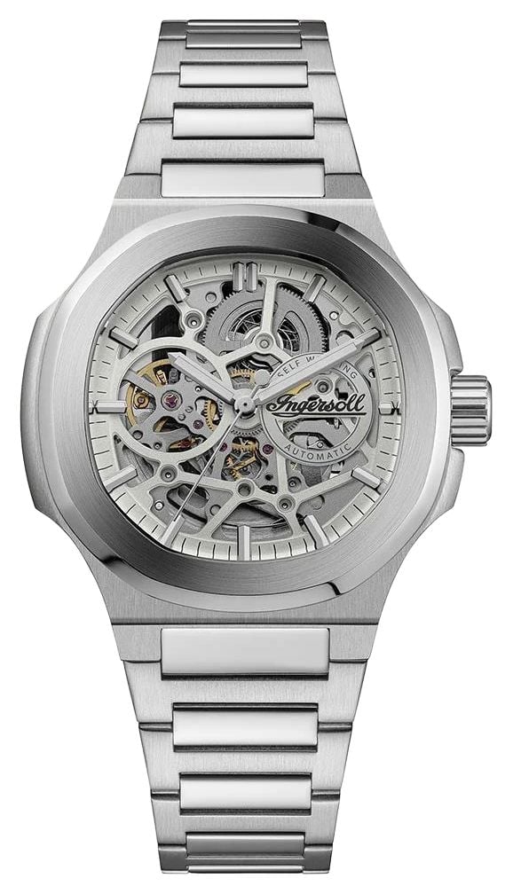 Ingersoll I18302 THE FRAME Automatic (47mm) Grey Skeleton Watch