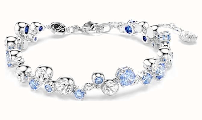 Swarovski Contella Bracelet, Mixed Cuts, Blue, 5722479