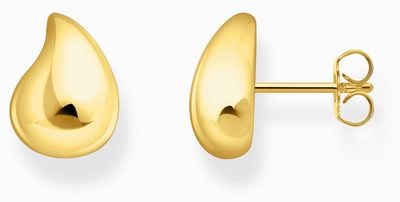 Thomas Sabo Small Organic Shape Gold-Plated Sterling Silver Stud Earrings H2303-413-39