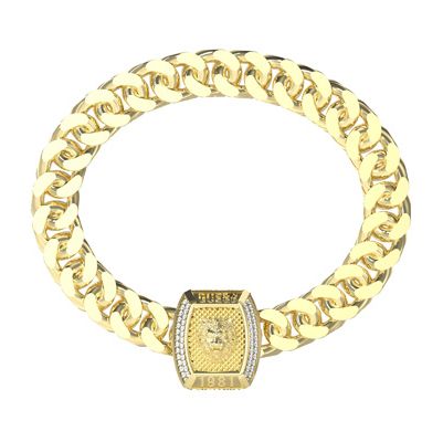 Guess UMB05005YGL LION KING 20mm Gold PVD Stainless Steel Jewellery