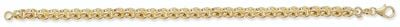 Treasure House Women's 9ct Yellow Gold 7.5 Inches Roller Ball Bracelet BR589