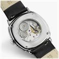 Hamilton American Classic Cushion Mechanical (34mm) Silver Sunray Dial / Black Leather Strap Watch H36149710 - alternate view 5