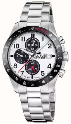 Lotus Sport Chronograph (39mm) White Dial / Stainless Steel Bracelet L18994/3