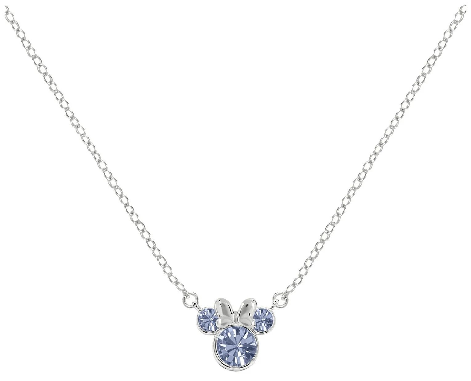 Disney N905424SDECL-16.PH Minnie Mouse Silver December Blue Jewellery