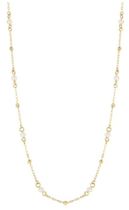 Elements Gold GN367W 9ct Yellow Gold Freshwater Pearl Fine Jewellery