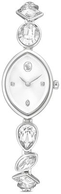 Swarovski Gema Quartz (20mm) Silver Dial / Stainless Steel Bracelet 5737955