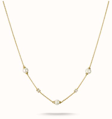 Thomas Sabo Chain With Pearls And White Zirconia KE2120-M01-14-L45V