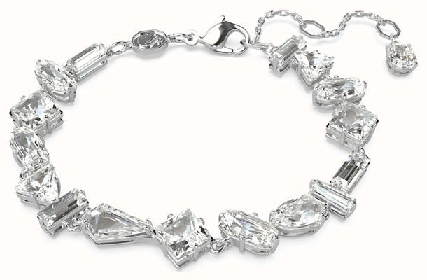 Swarovski Mesmera Bracelet Rhodium Plated White Mixed Cut Crystals 5661529