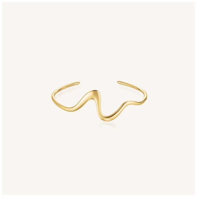 Rosefield Jewellery JBWBG-J1302 Ladies Wave Gold Plated