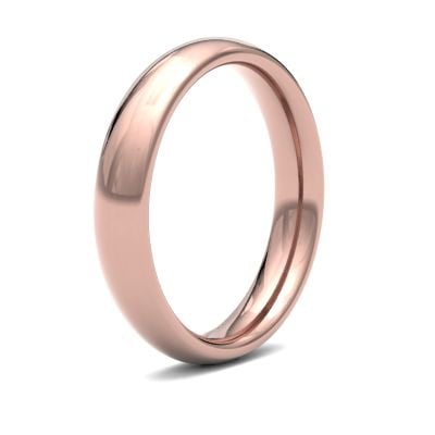 James Moore Wedding Ring  | 4mm | Heavy | Size Traditional Court | AG_4GHC-9R AG_4GHC-9R