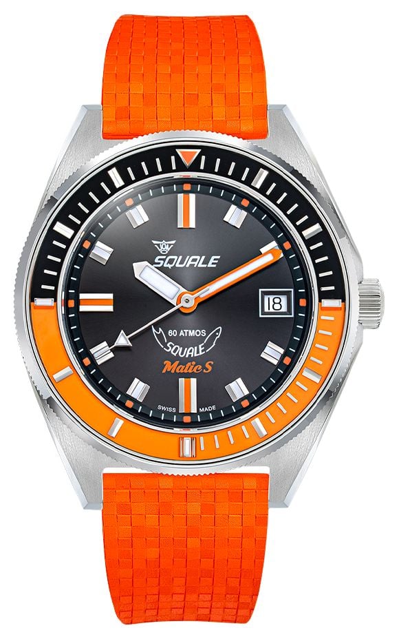 Squale MATICBKOBK.MROR Matic S Automatic (39mm) Sunray Black Watch