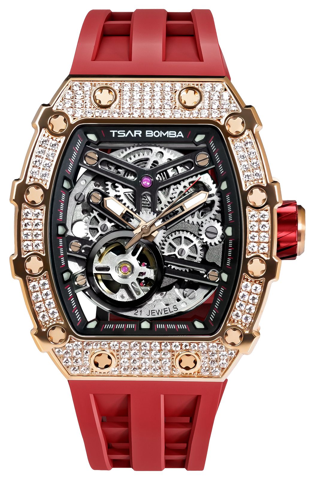 TSAR BOMBA TB8208D-07 Elemental Series Crystal Automatic (43 Watch