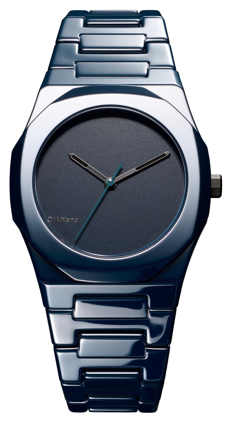 D1 Milano CEBU03 Ceramica Pure Blue (37mm) Matte Blue Dial Watch