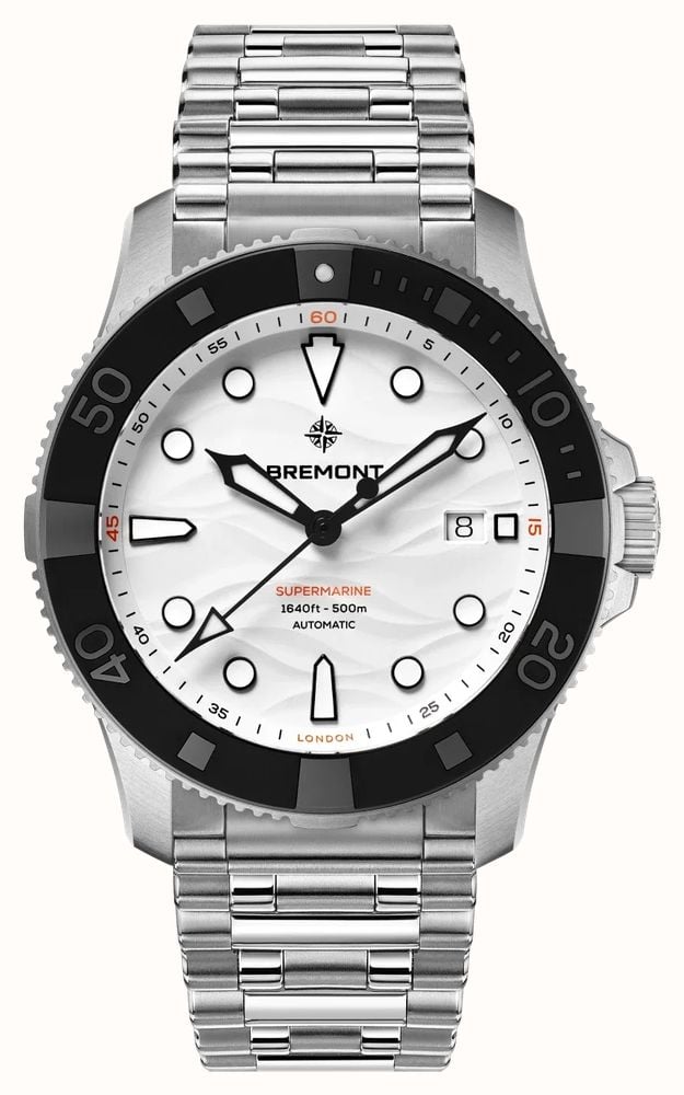 Bremont SM43-DT-SS-WH-B