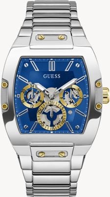 Guess Men's Phoenix (41.5mm) Blue Dial / Stainless Steel Bracelet GW0456G5