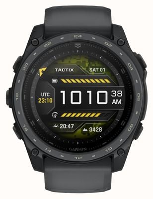 Garmin Tactix 8 51mm AMOLED Cerakote Coated Sapphire Tactical Smartwatch - Slate Grey with Black Silicone 010-04553-01