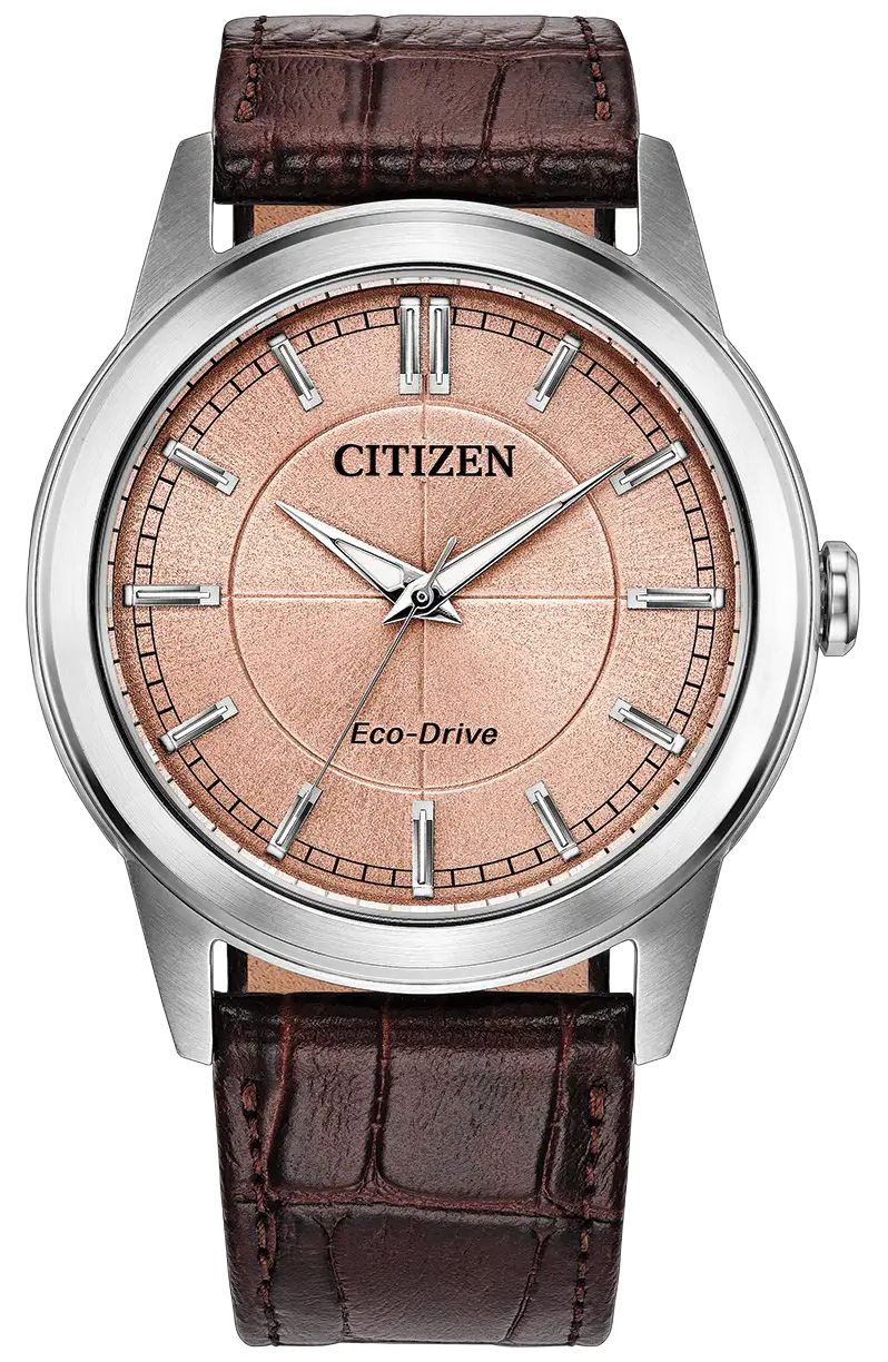 Citizen AW2110-14Z Eco-Drive Rolan (41mm) Salmon Dial / Watch