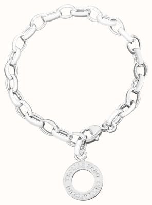 Thomas Sabo Bracelet 20cm Charm Carrier 925 Sterling Silver X0032-001-12-L