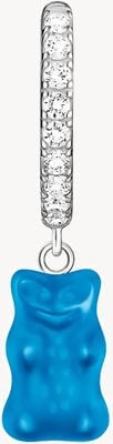 Thomas Sabo x HARIBO Blue Goldbear White Zirconia Hoop Earring - Single Earring ONLY CR726-052-1