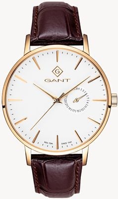 GANT PARK HILL III (41.5mm) White Dial / Brown Leather G105006