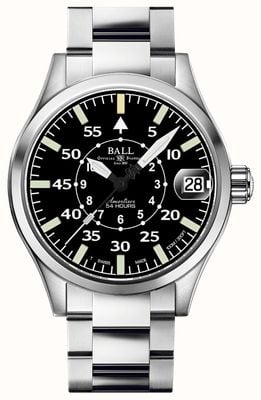 Ball Watch Company Engineer Master II Normandy Limited Edition (45mm) Black Dial / Stainless Steel Bracelet NM3500C-S4-BK