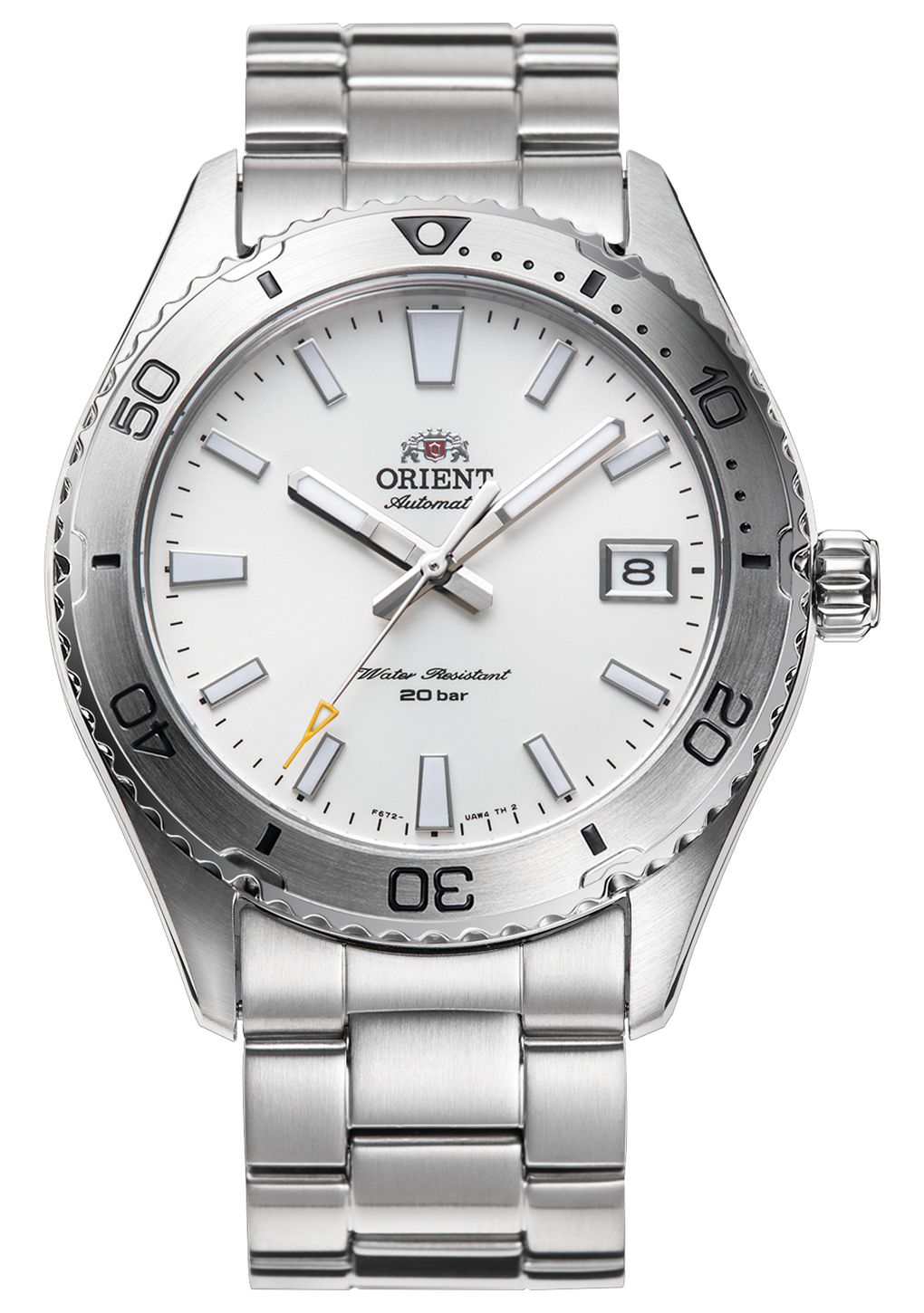Orient RA-AC0Q03S30B Mako 40 Automatic (40mm) White Dial / Watch