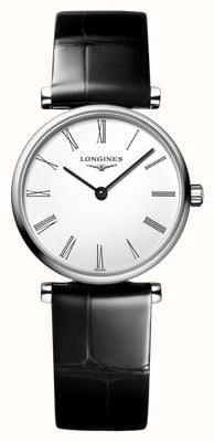 LONGINES La Grande Classique De Longines (24mm) White Dial / Black Alligator Leather Strap L42094112