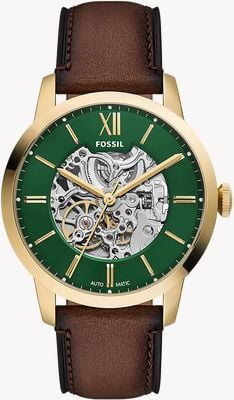 Fossil Townsman 44mm Automatic Brown Leather ME3292