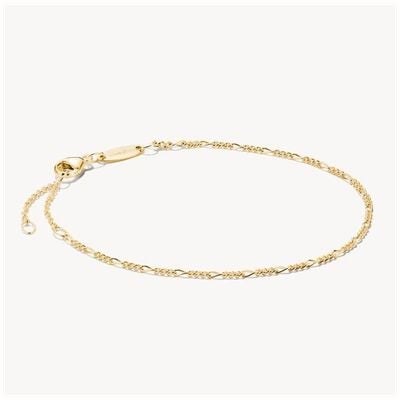 Thomas Sabo Charm Bracelet Figaro Design Gold-plated A2207-413-39-L19V
