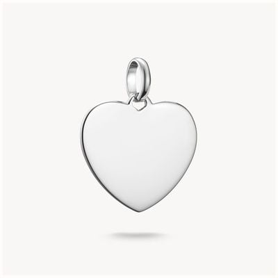 Thomas Sabo Large Silver Heart Pendant Charm - Connect CC1274-001-21