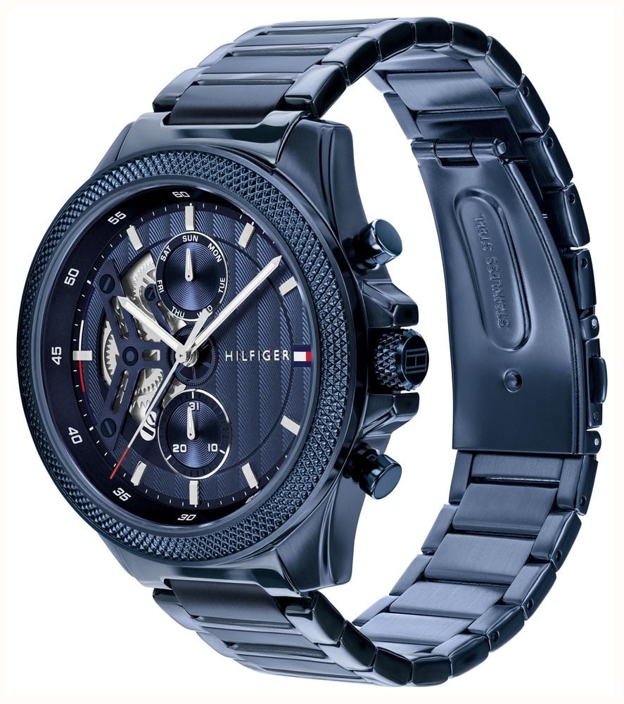 Tommy Hilfiger Clark Blue Dial Blue Bracelet Watch 1792288 - alternate view 2