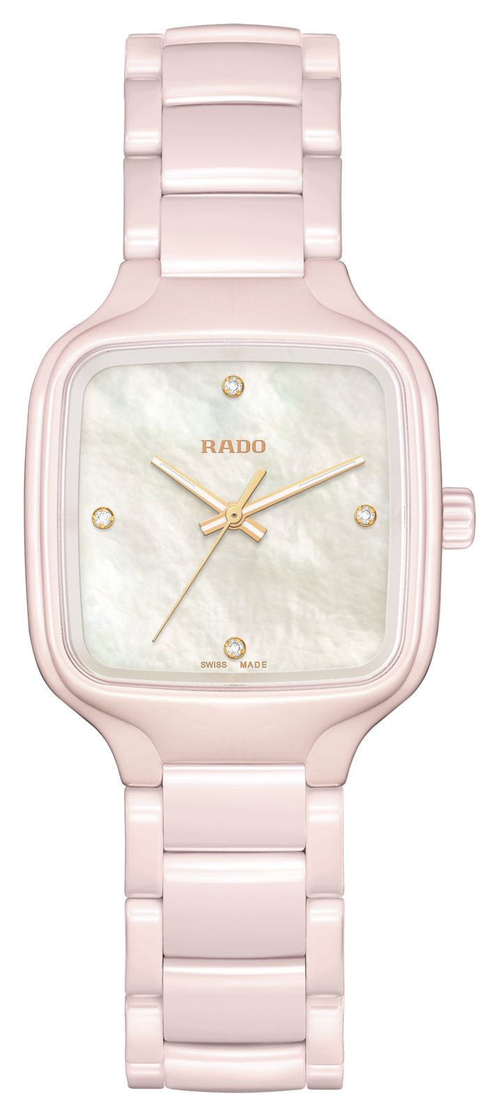 RADO R27181902 True Square Diamonds Quartz (29.2mm) Mother- Watch