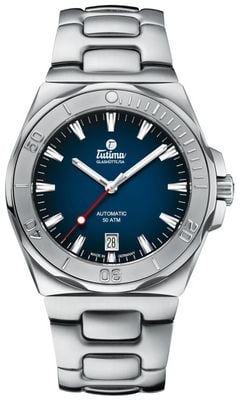Tutima Glashütte M2 Seven Seas S Automatic (40mm) Blue Dégradé Dial / Stainless Steel Bracelet Watch 6156-04