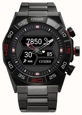 Citizen Men's CZ Smart Hybrid GEN-2 (44mm) Hybrid Dial / Black Stainless Steel Bracelet JX2005-55E