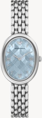 Emporio Armani Two-Hand Quartz (34mm) Blue Dial / Stainless Steel Bracelet AR11841