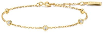 Ania Haie Gold Classic Bezel-Set Station Bracelet B074-02G
