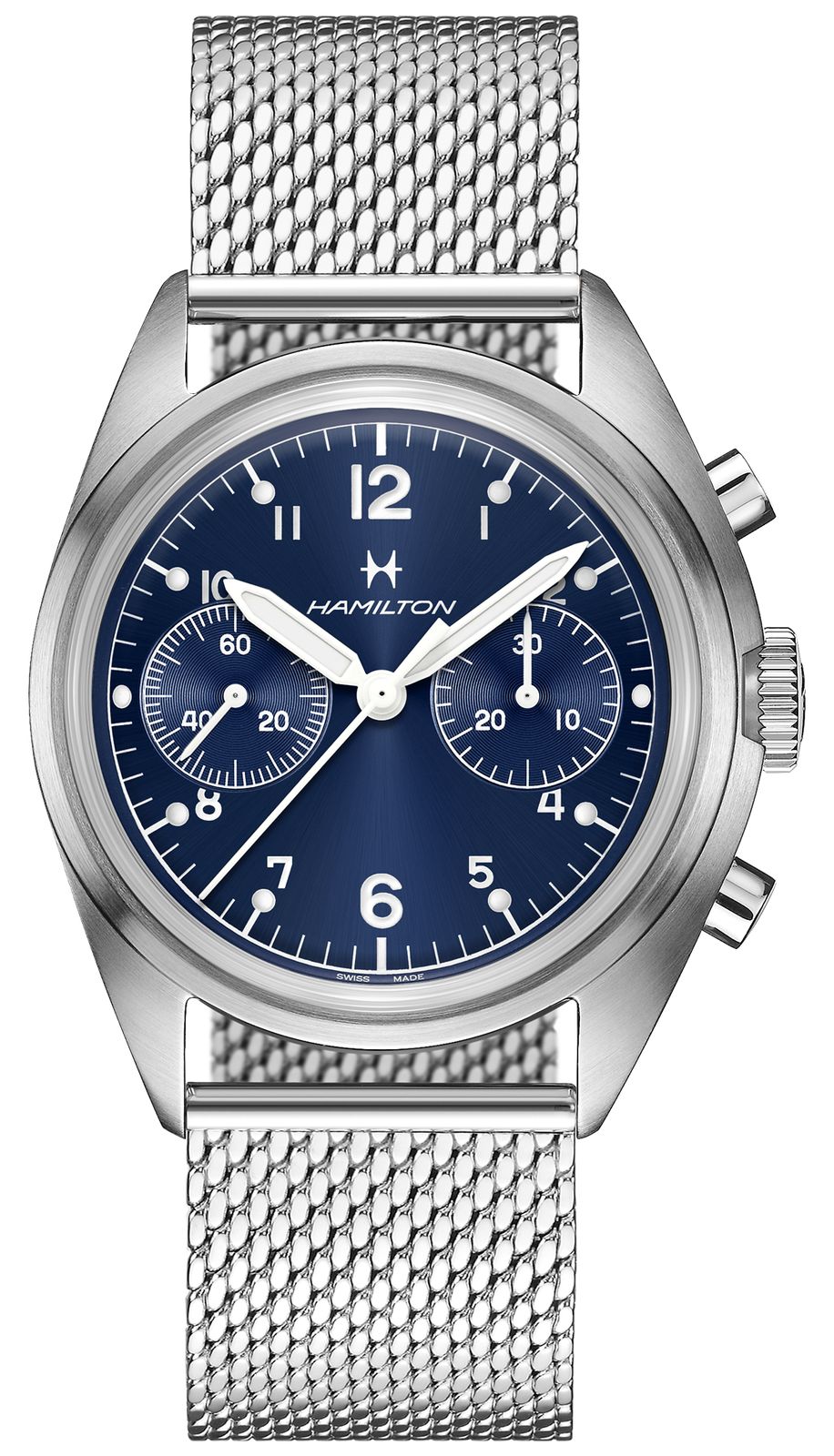 Hamilton H76409140 Pilot Pioneer Mechanical Chronograph ( Watch