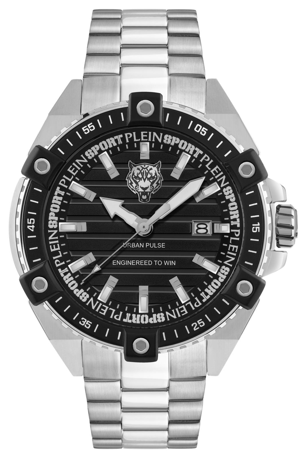 Plein Sport PSFDA0524 URBAN PULSE Date (47mm) Black Dial / Watch