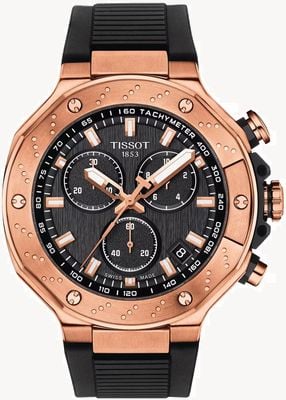 Tissot T-Race Chronograph | Black Dial | Black Silicone Strap T1414173705100