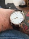 Customer picture of Tissot PR 100 (40mm) Silver Dial / Brown Leather Strap T1504101603100