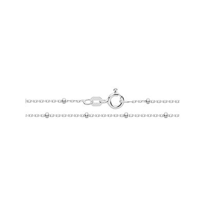 Treasure House G1383/18 Silver Gold Plated Rolo Chain 18 Jewellery