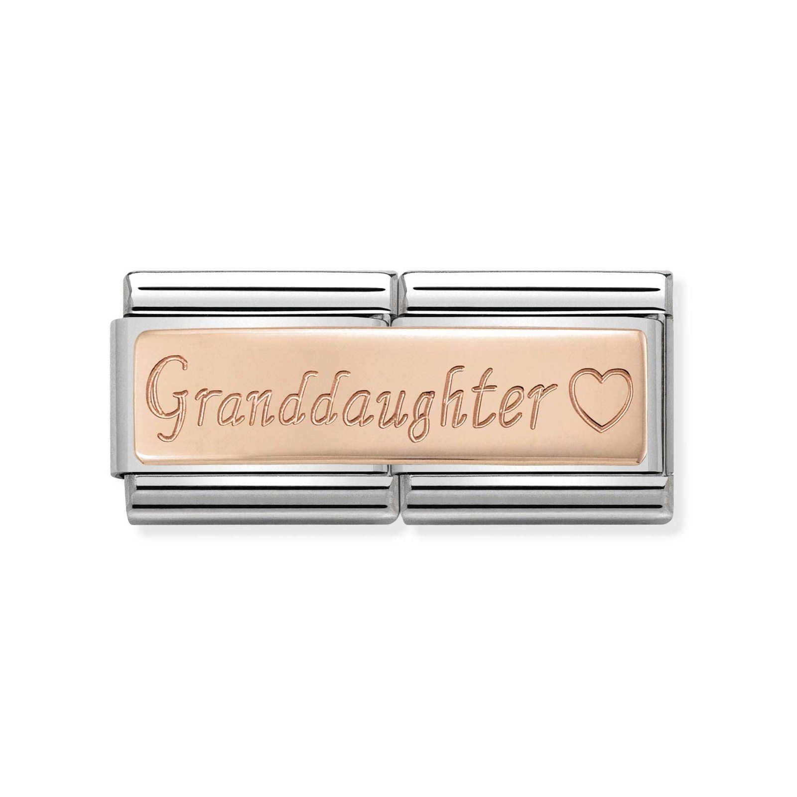 Nomination 430710/09 Classic Granddaughter 9ct Rose Gold & Jewellery