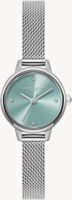 Olivia Burton Mini Classic (23mm) Blue Dial / Stainless Steel Mesh Bracelet 24000245
