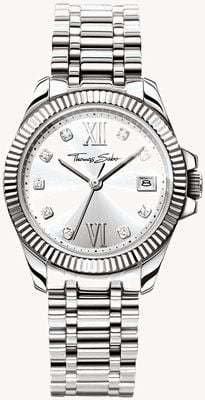 Thomas Sabo Women's Divine Stainless Steel Bracelet Silver Dial WA0252-201-201-33